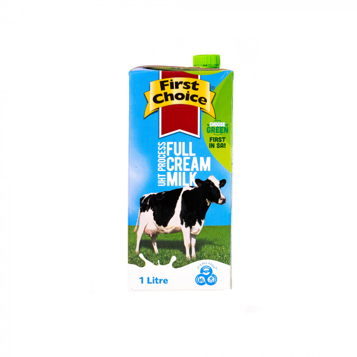 First Choice Full Cream Milk - 1ltr