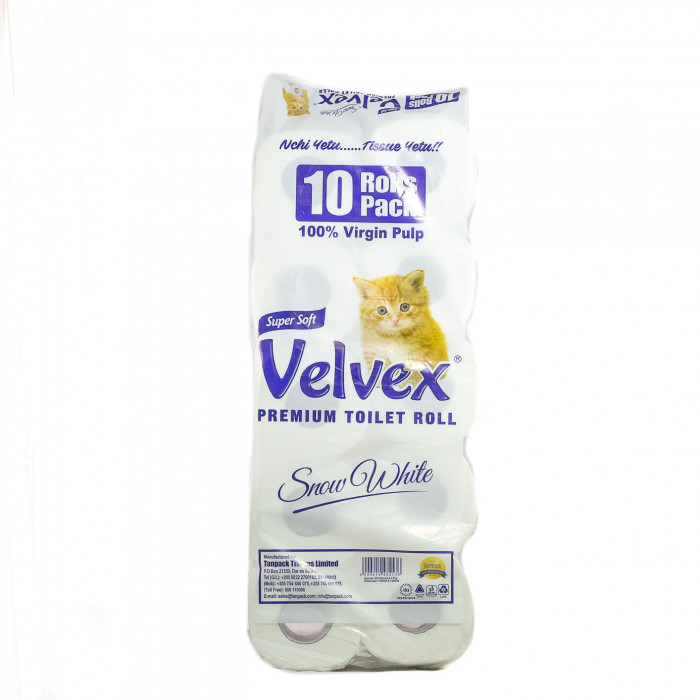 Velvex Premium Toilet Tissue 10 Pack